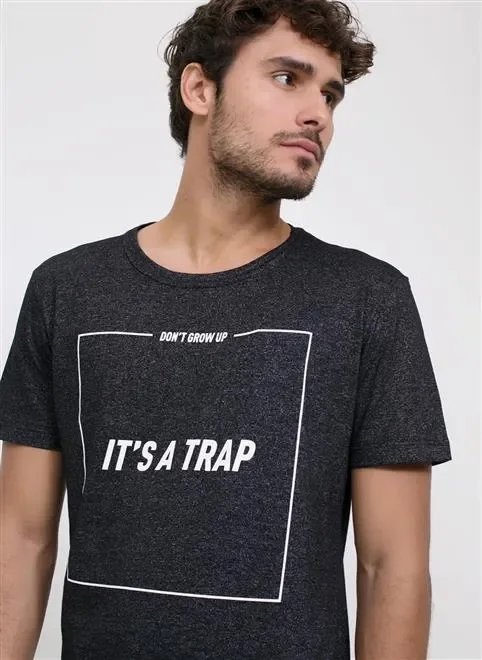 camiseta estampa it's a trap camiseta estampa it's a trap