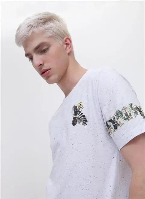 camiseta calopsita floral camiseta calopsita floral