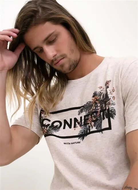 camiseta eco botone lettering calopsita camiseta eco botone lettering calopsita