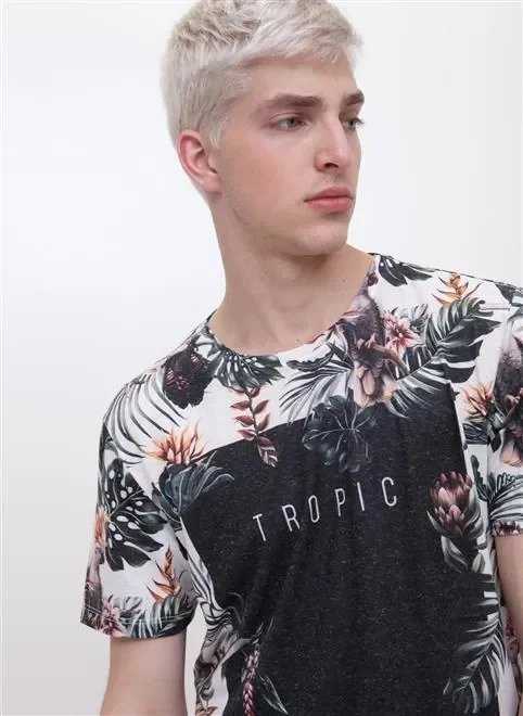 camiseta full calopsita estampa tropic camiseta full calopsita estampa tropic