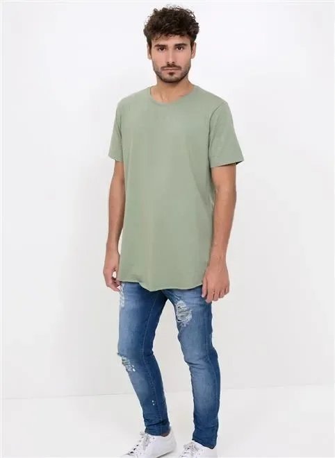 camiseta alongada eco com estampa nas costas camiseta alongada eco com estampa nas costas