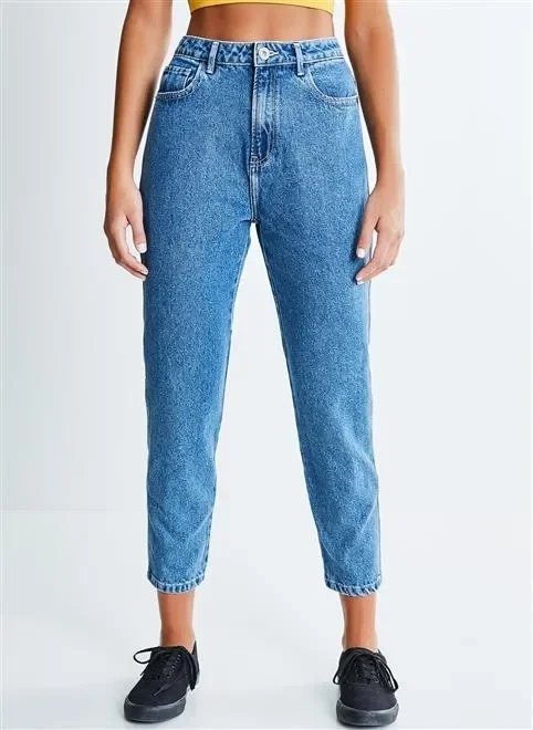 calça mom jeans calça mom jeans