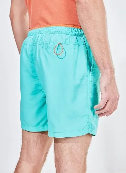 bermuda de banho com elástico na cintura bermuda de banho com elástico na cintura