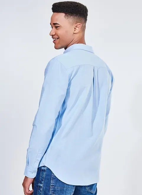 camisa manga longa lisa camisa manga longa lisa