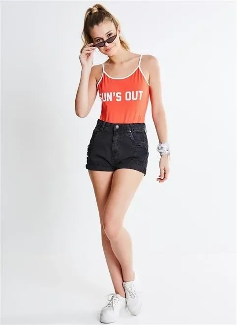 short destroyed em sarja short destroyed em sarja