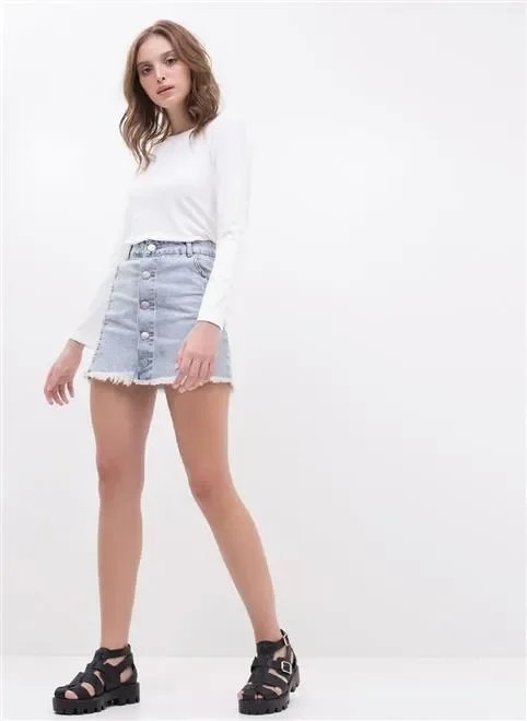 saia jeans vintage bts saia jeans vintage bts