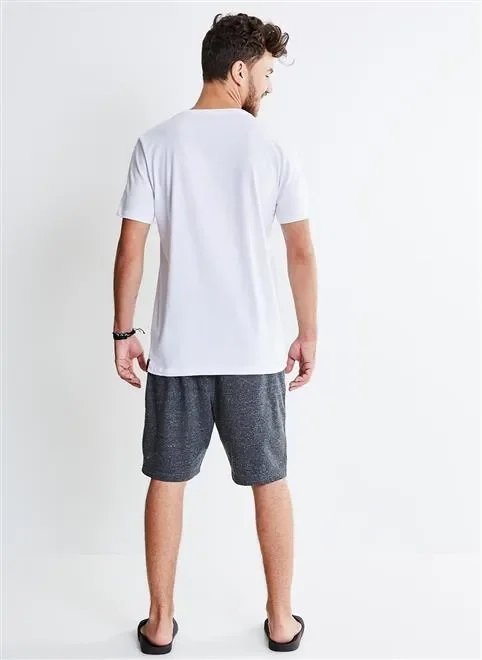 bermuda em malha com zíper nos bolsos bermuda em malha com zíper nos bolsos