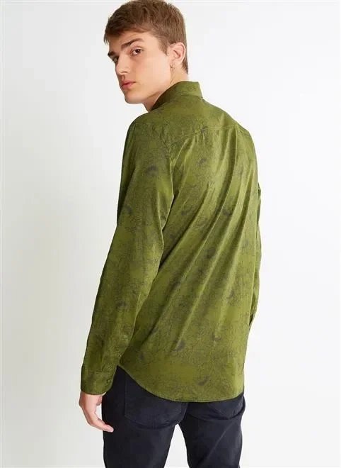camisa regular floral camisa regular floral