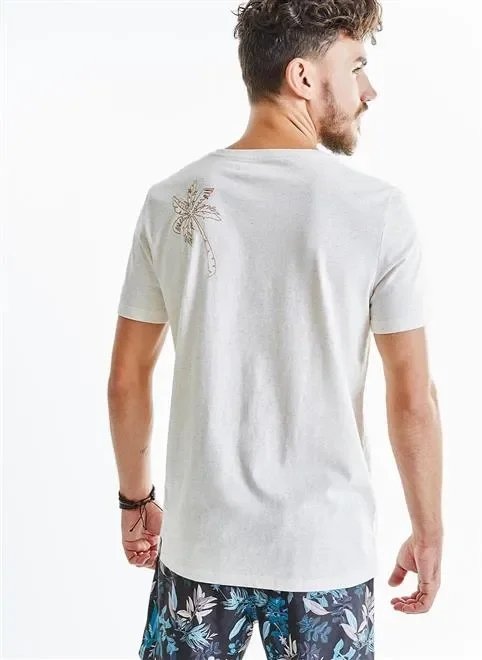 camiseta bordado tropical island camiseta bordado tropical island