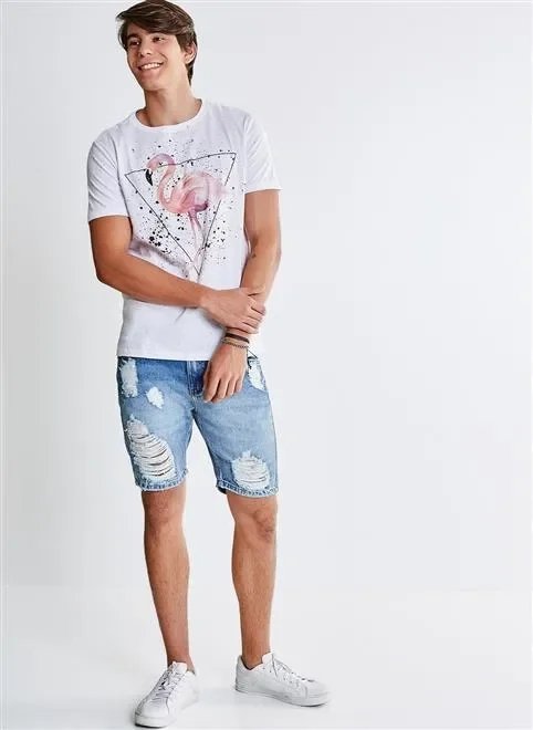 camiseta estampa flamingo camiseta estampa flamingo