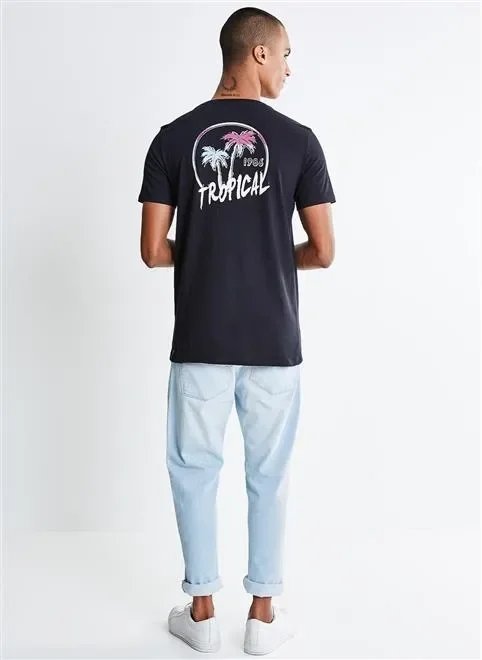 camiseta estampa coqueiros tropical camiseta estampa coqueiros tropical