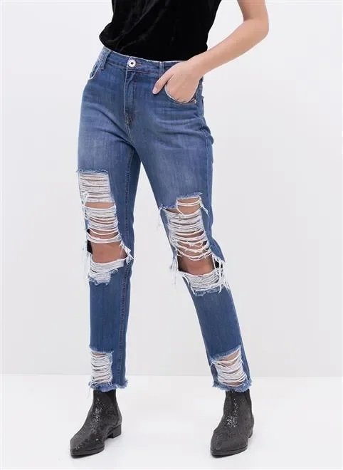 calça boy rasgos calça boy rasgos