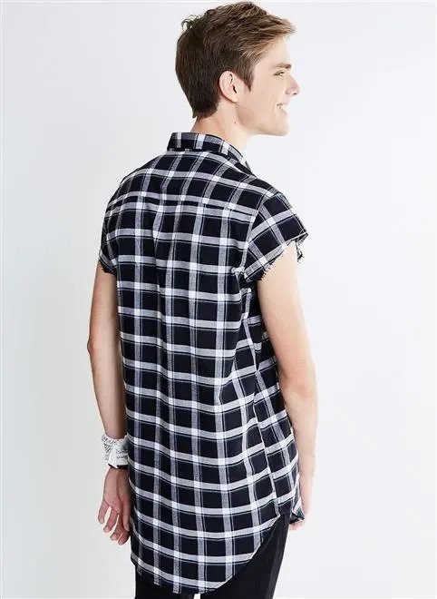 camisa alongada xadrez camisa alongada xadrez