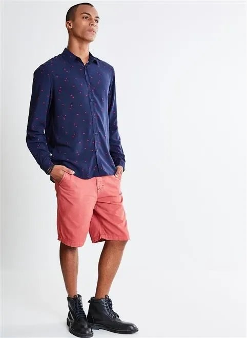 camisa estampa flamingos camisa estampa flamingos