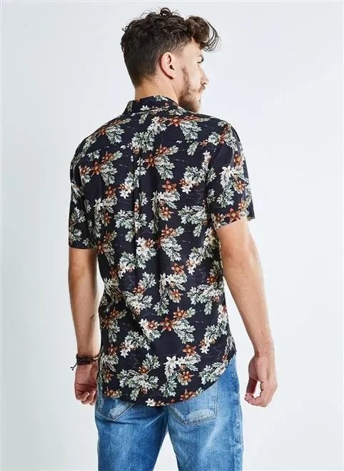 camisa estampada floral camisa estampada floral