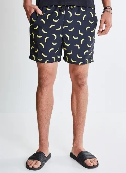 bermuda de banho estampada bermuda de banho estampada