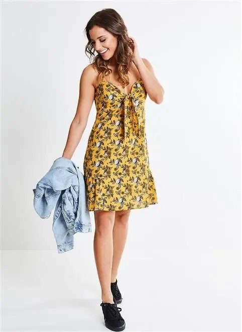 vestido lacinho busto limão vestido lacinho busto limão