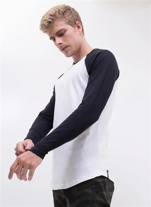 camiseta manga longa raglan camiseta manga longa raglan