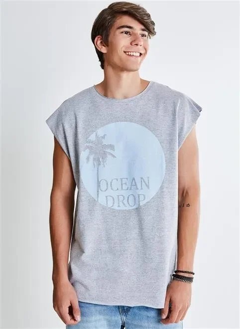 regata reversível em malha regata reversível em malha