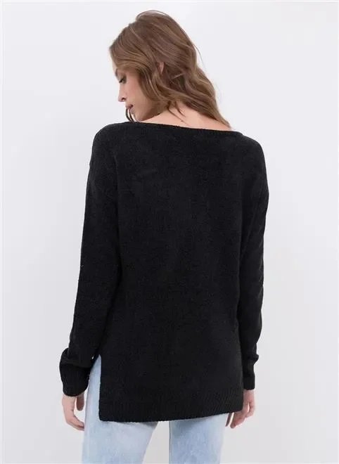 blusa básica chenile blusa básica chenile